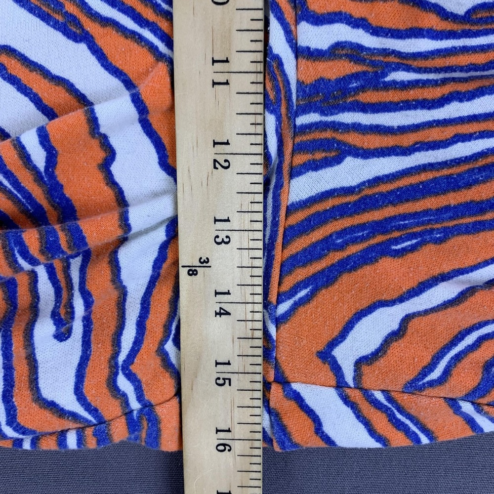 VTG Denver Broncos Pants Mens Large Orange Blue NFL Football Zubaz USA 32x32 - Picture 13 of 16